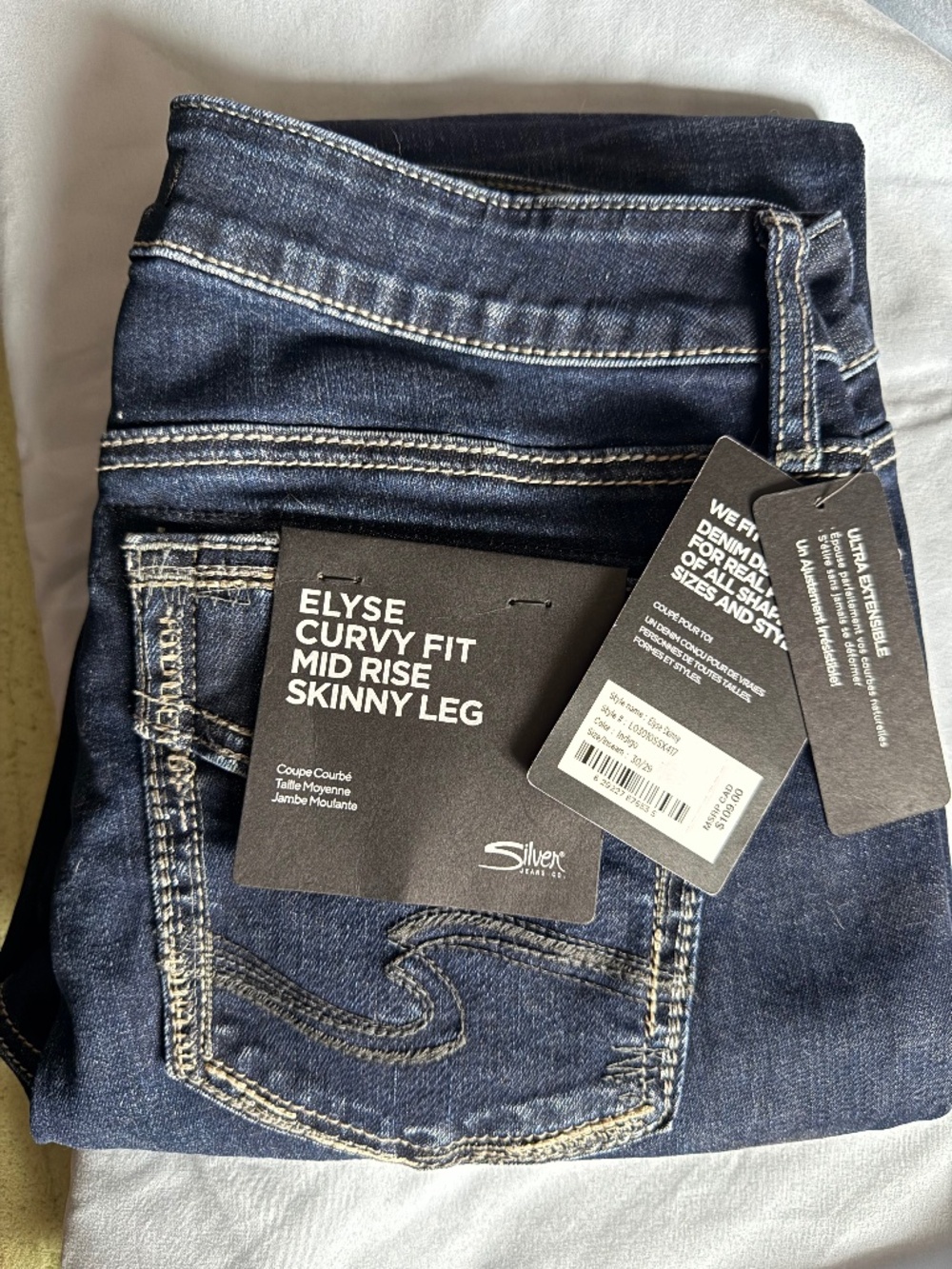Silver Elyse Jeans
